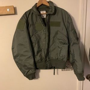 Military bomber jacket. Size 36P. Gently used